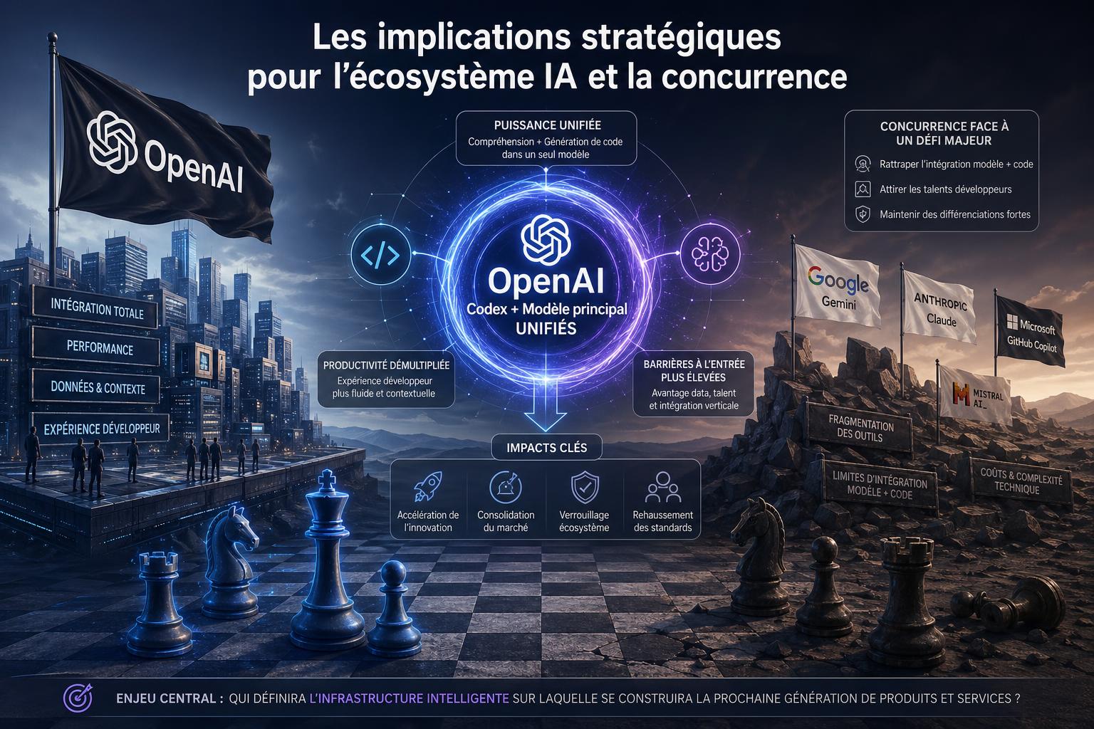 Les implications stratégiques pour lécosystème IA et la concurrence
