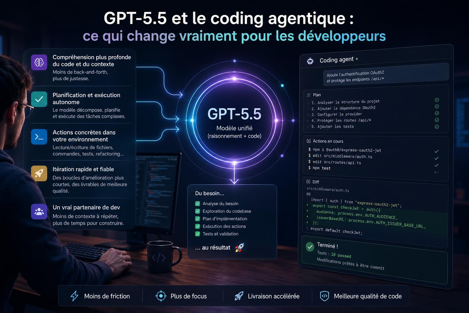 GPT-5.5 et le coding agentique : ce qui change vraiment pour les développeurs