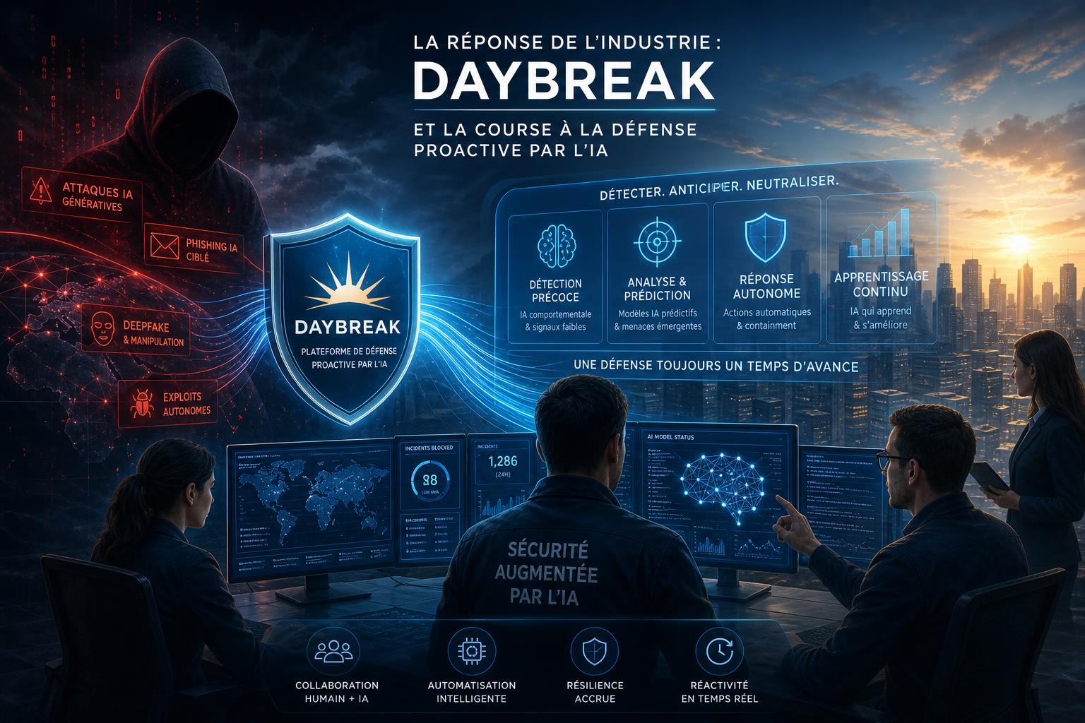 La réponse de lindustrie : Daybreak et la course à la défense proactive par lIA
