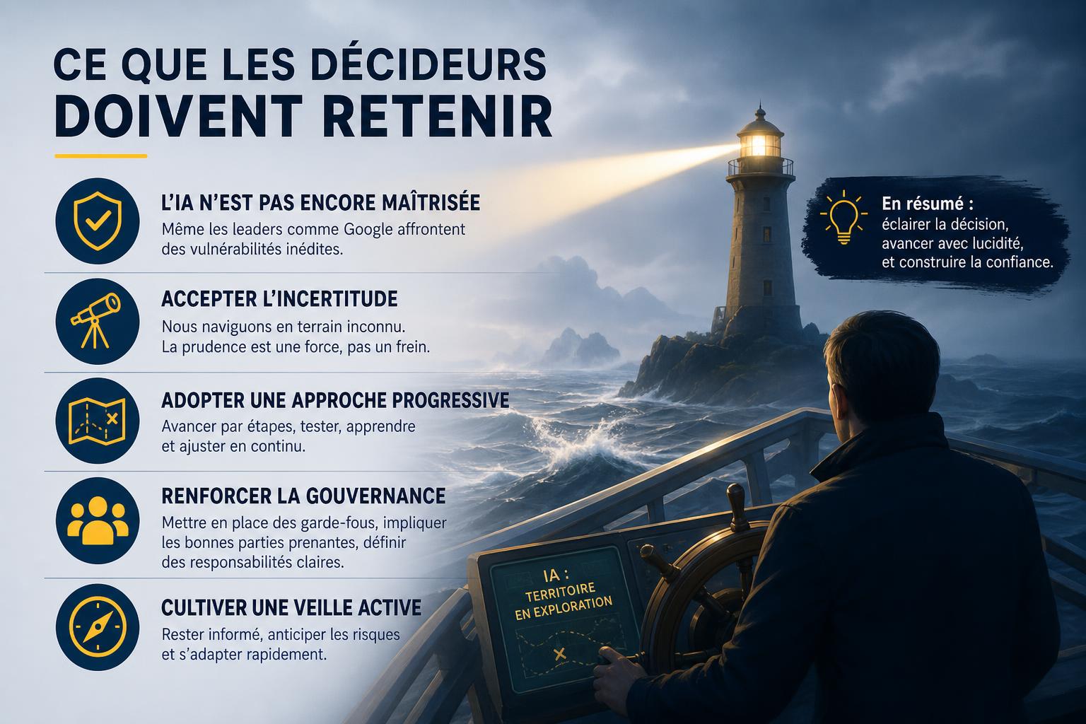 Ce que les décideurs doivent retenir