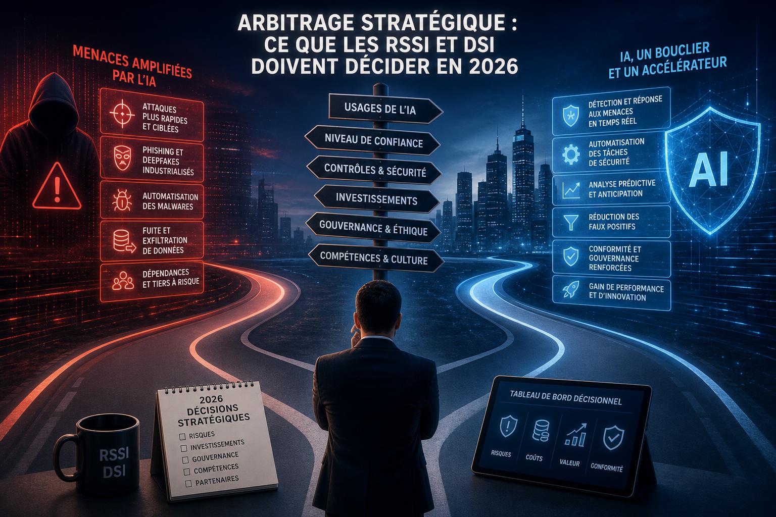 Arbitrage stratégique : ce que les RSSI et DSI doivent décider en 2026