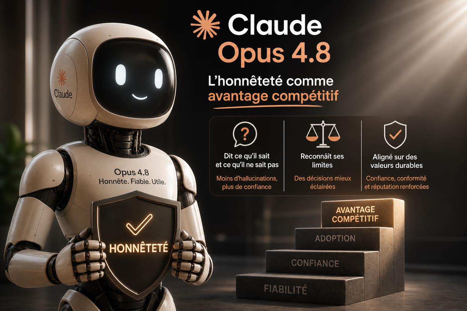 Claude Opus 4.8 et le pari de lhonnêteté comme avantage compétitif