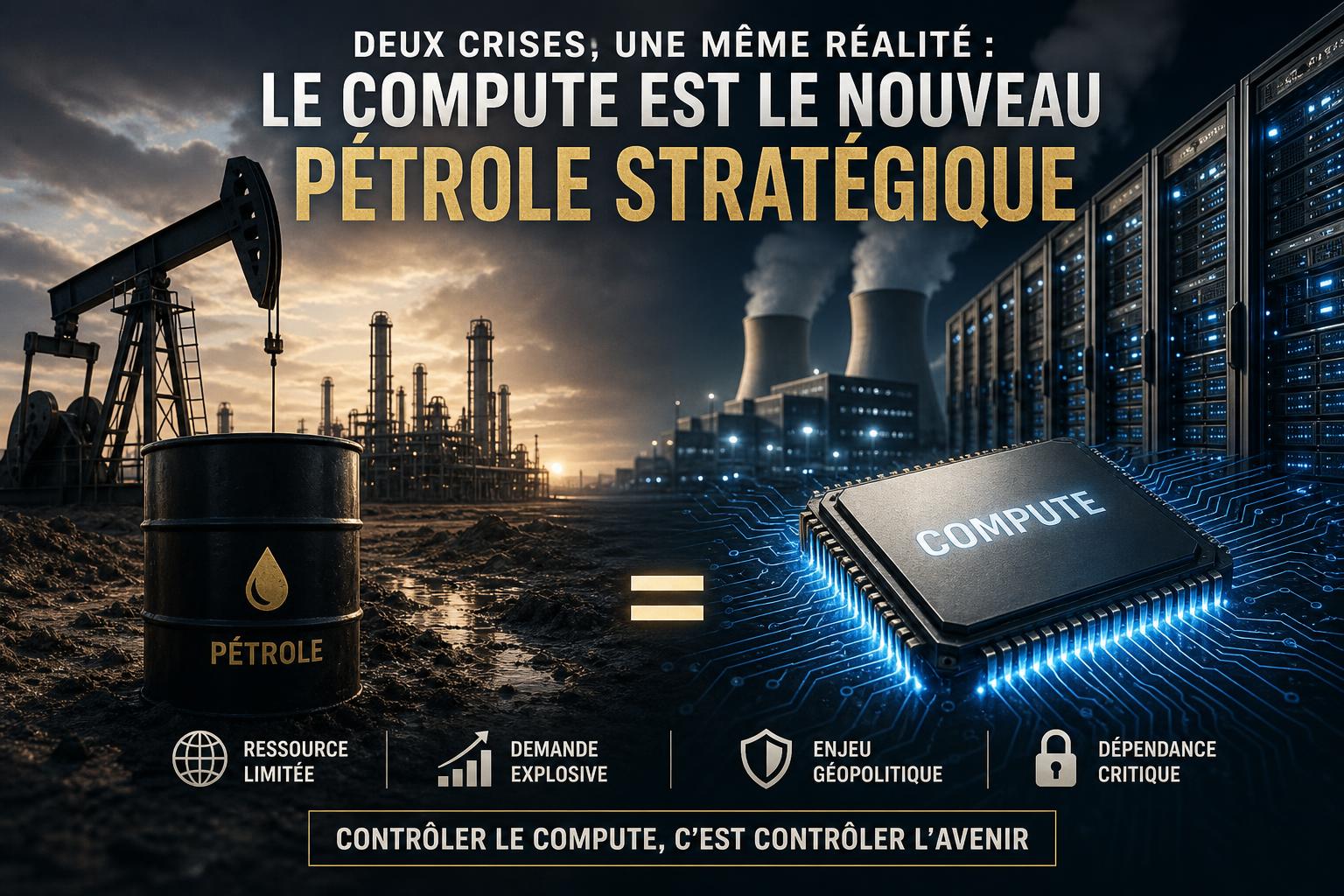 Deux crises, une même réalité : le compute est le nouveau pétrole stratégique