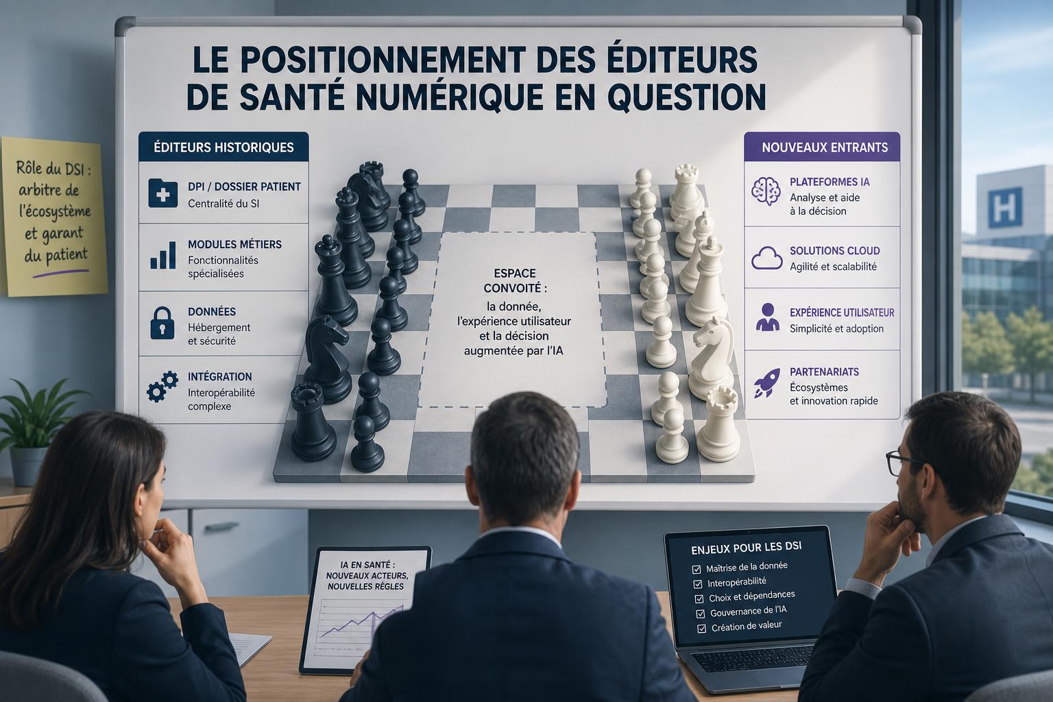 Le positionnement des éditeurs de santé numérique en question
