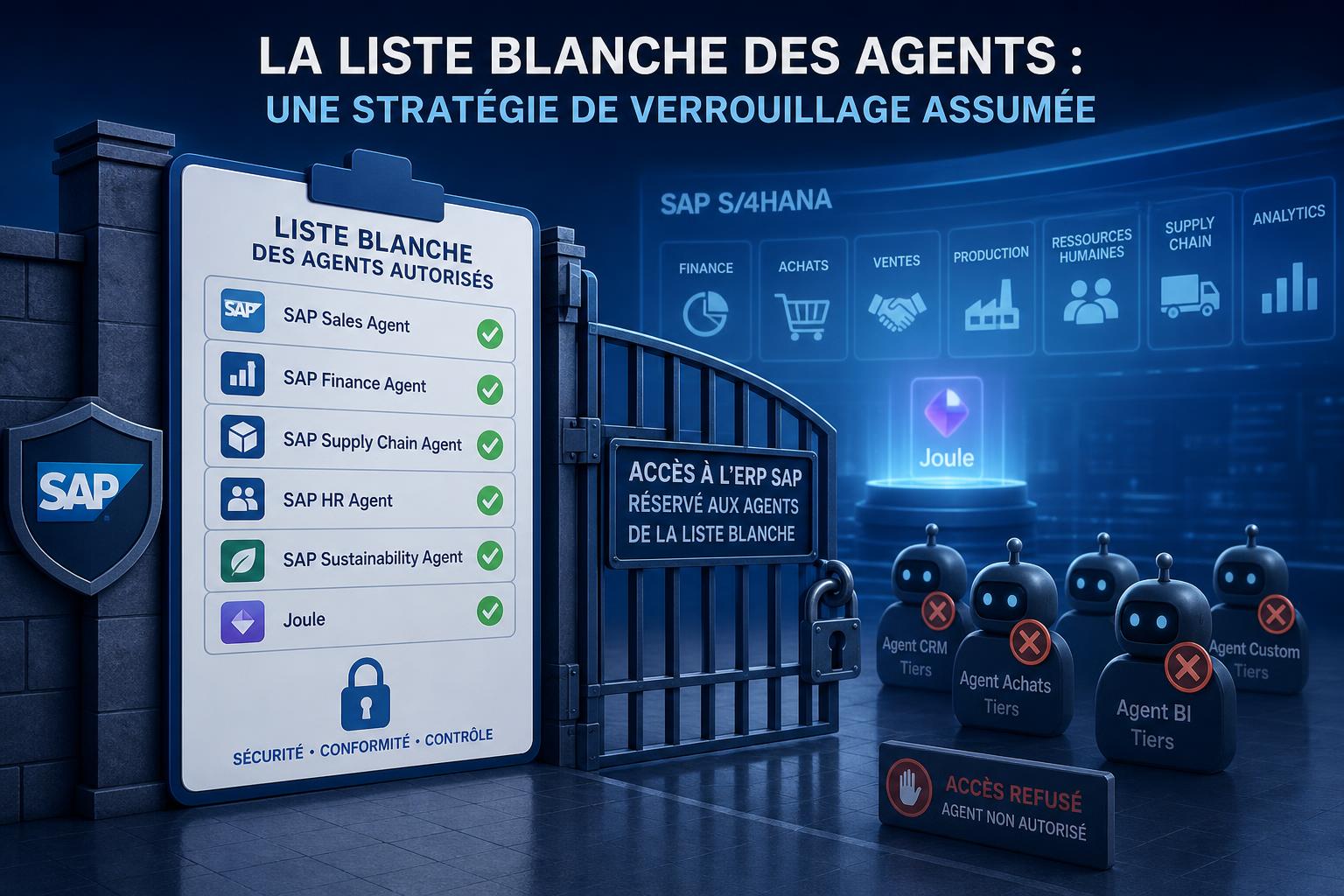 La liste blanche des agents : une stratégie de verrouillage assumée