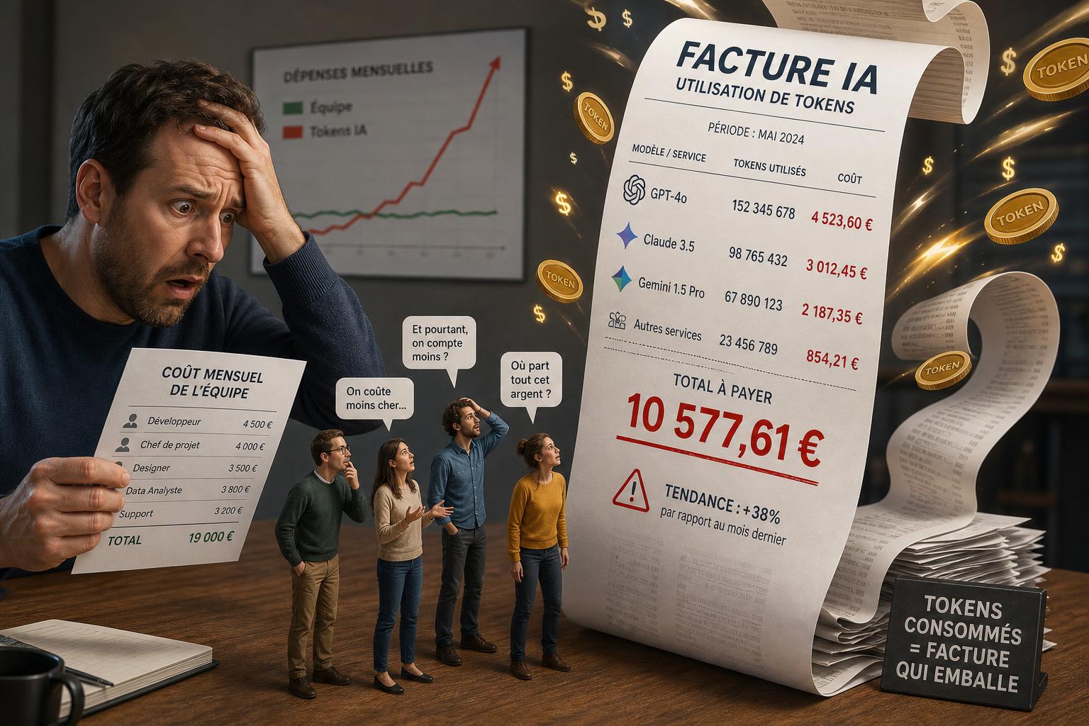 Le problème des tokens : une facture qui semballe