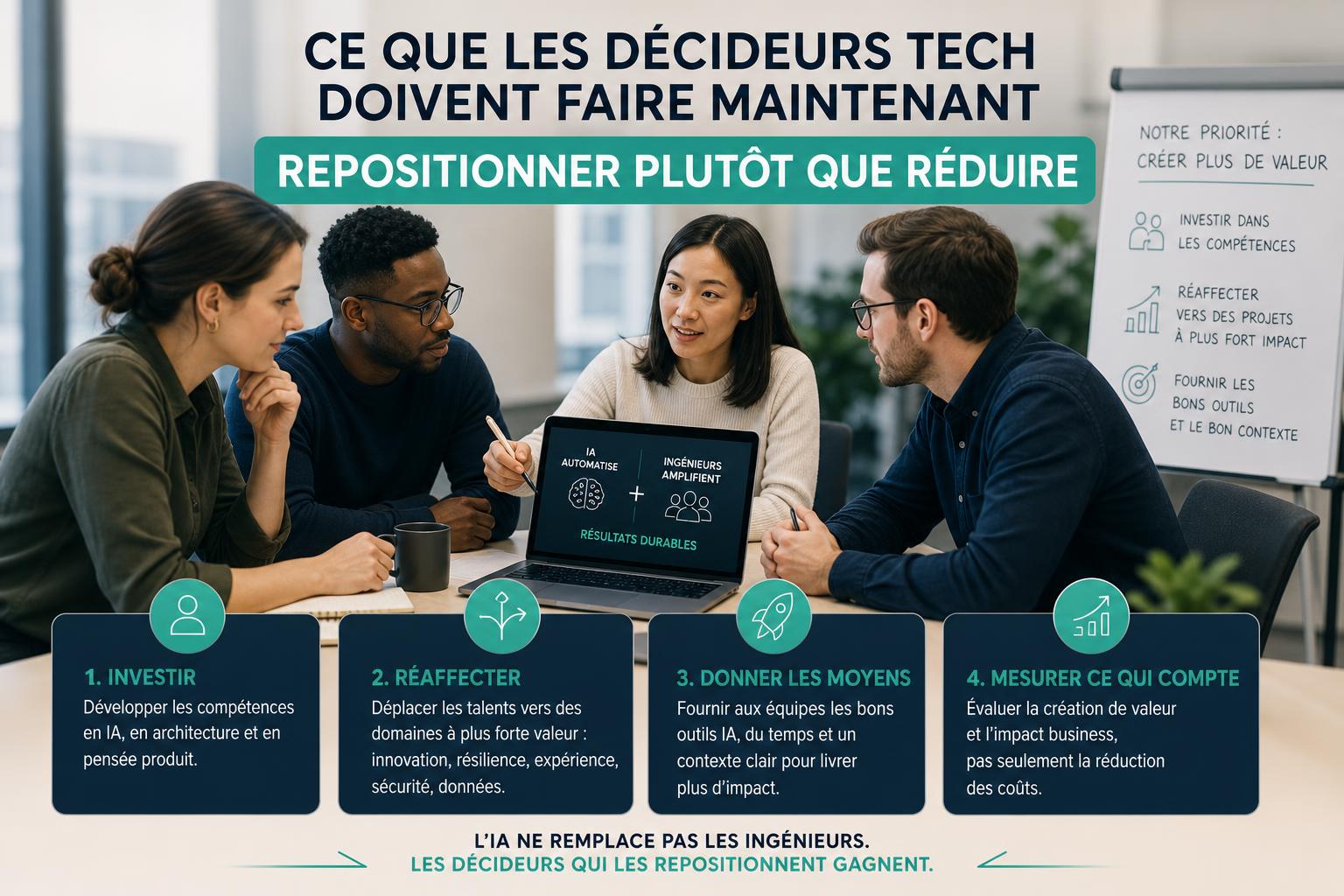 Ce que les décideurs tech doivent faire maintenant - repositionner plutôt que réduire