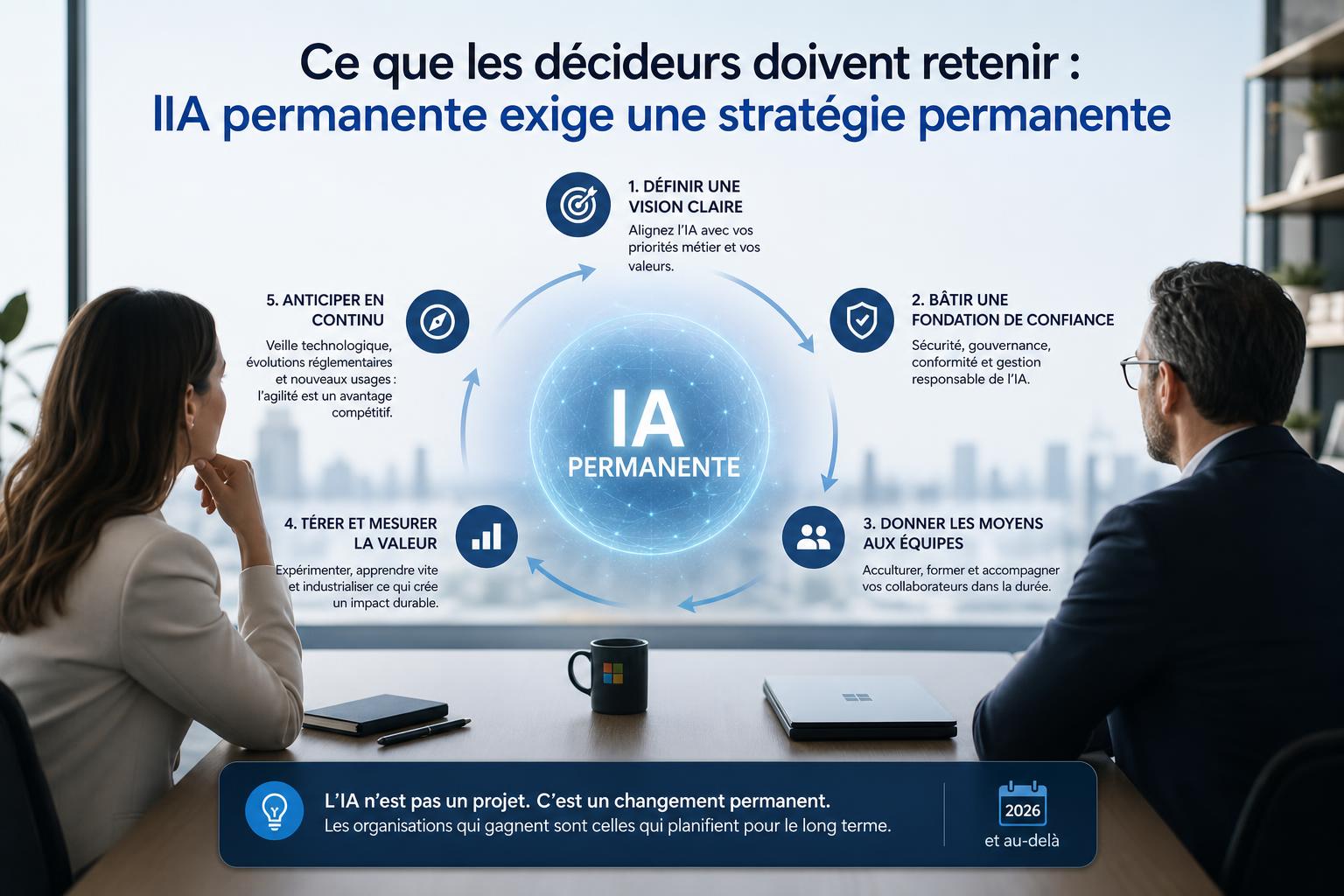 Ce que les décideurs doivent retenir : lIA permanente exige une stratégie permanente