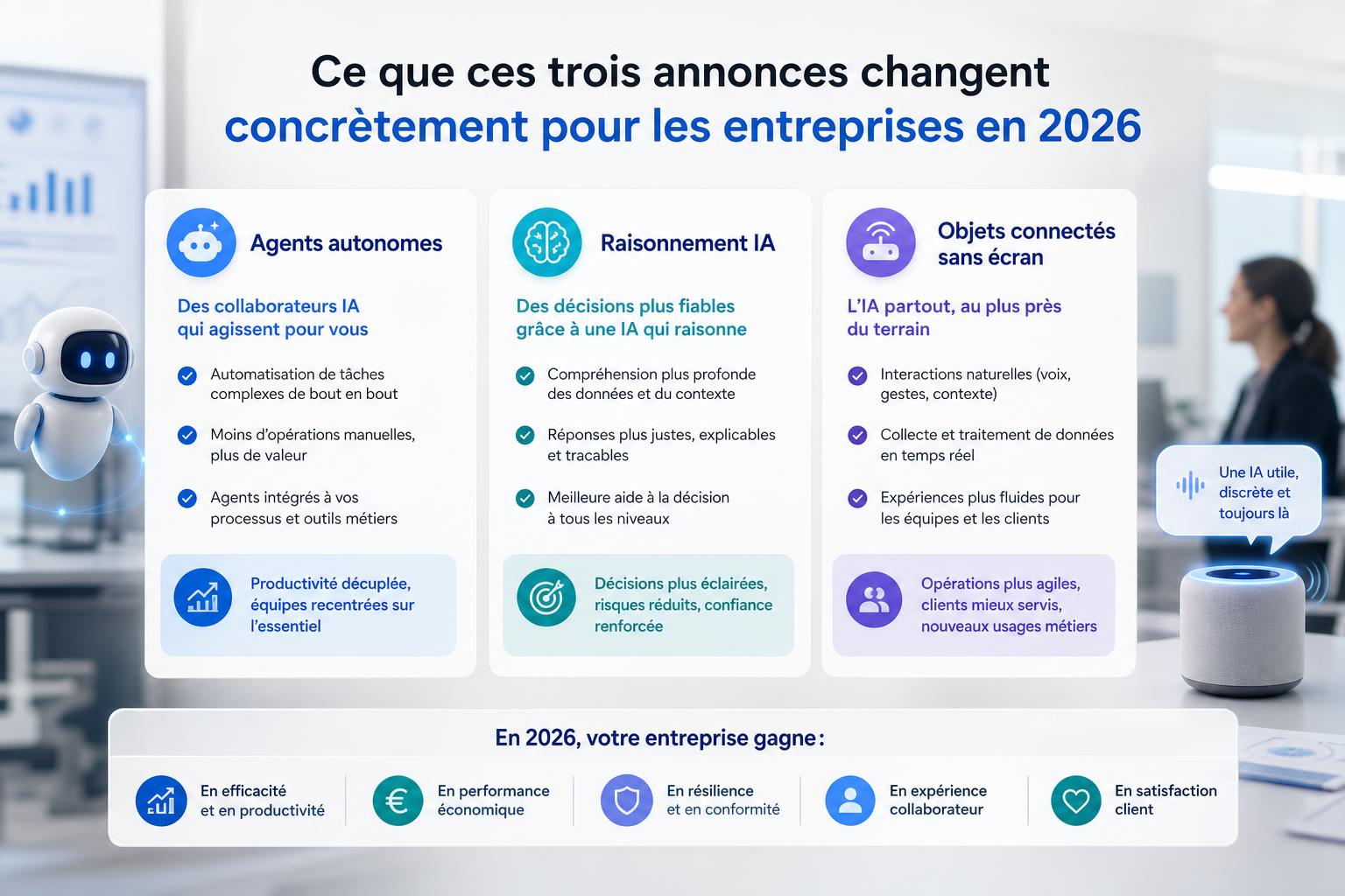 Ce que ces trois annonces changent concrètement pour les entreprises en 2026