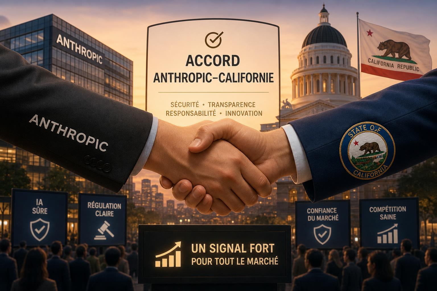 Laccord Anthropic-Californie : un signal fort pour tout le marché