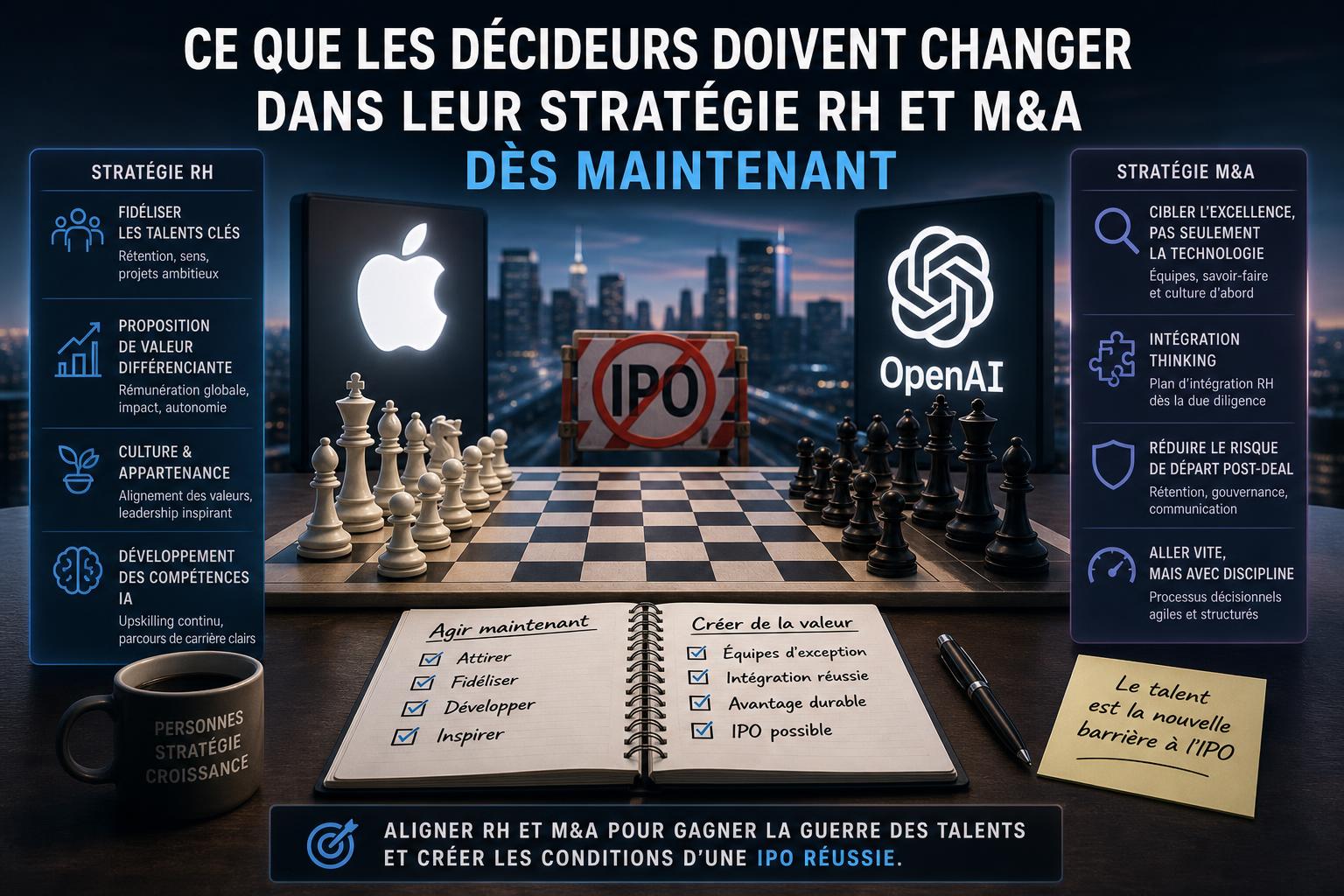 Ce que les décideurs doivent changer dans leur stratégie RH et M&A dès maintenant