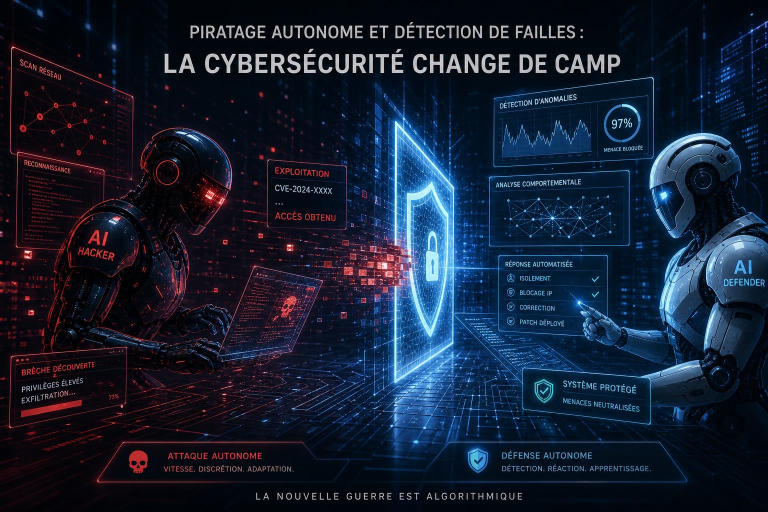 Piratage autonome et détection de failles : la cybersécurité change de camp