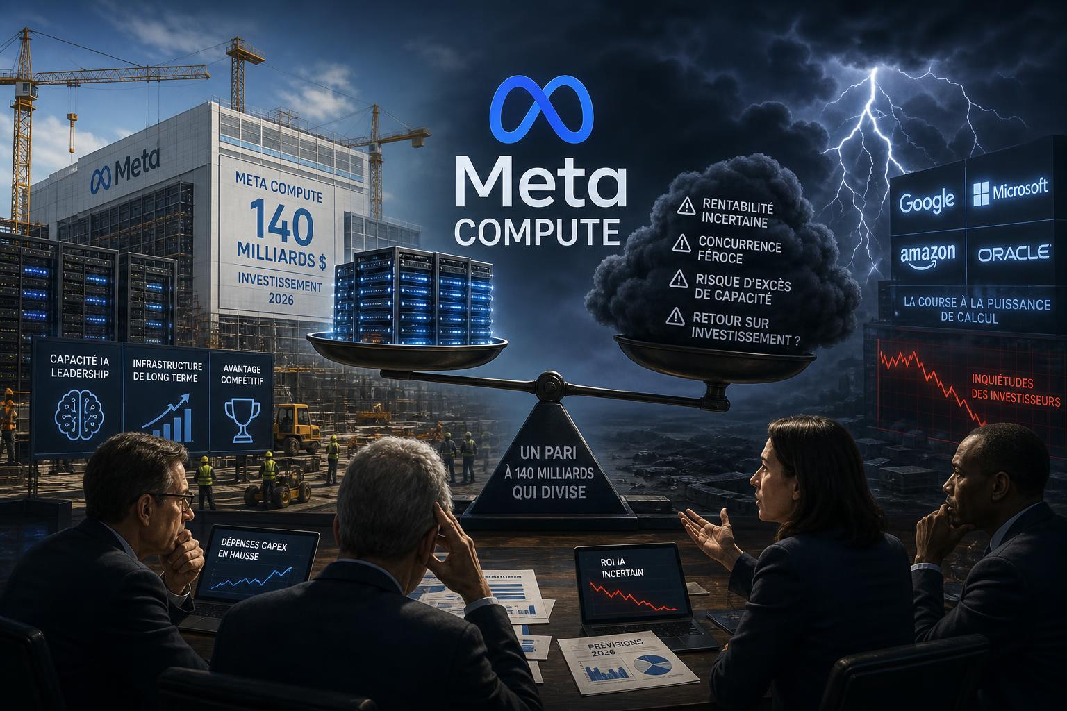 Meta Compute : un pari à 140 milliards qui divise