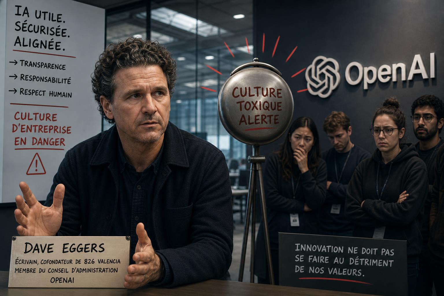 Dave Eggers chez OpenAI : quand la culture tire la sonnette dalarme