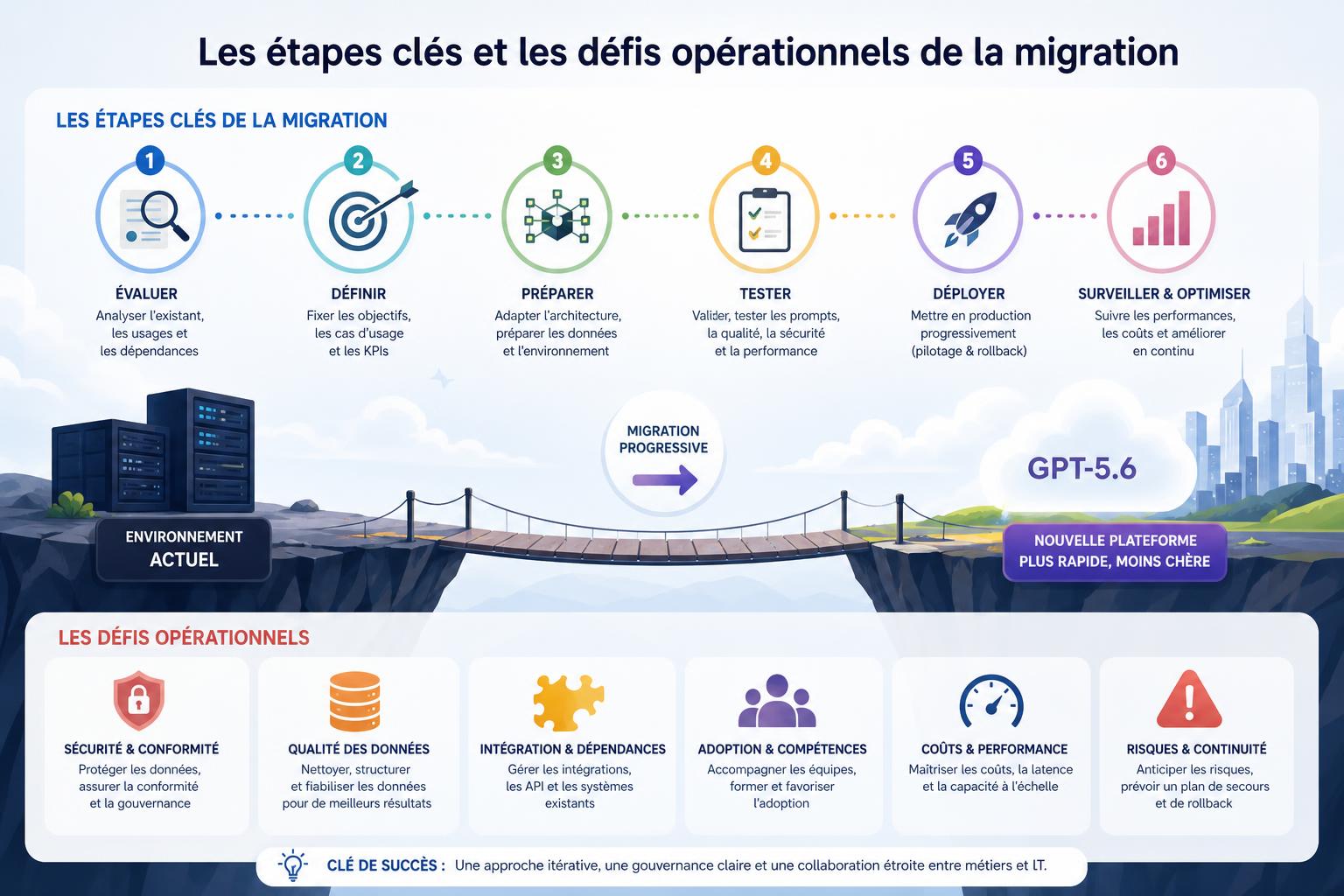 Les étapes clés et les défis opérationnels de la migration