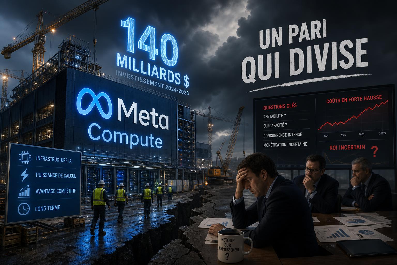 Meta Compute : un pari à 140 milliards qui divise