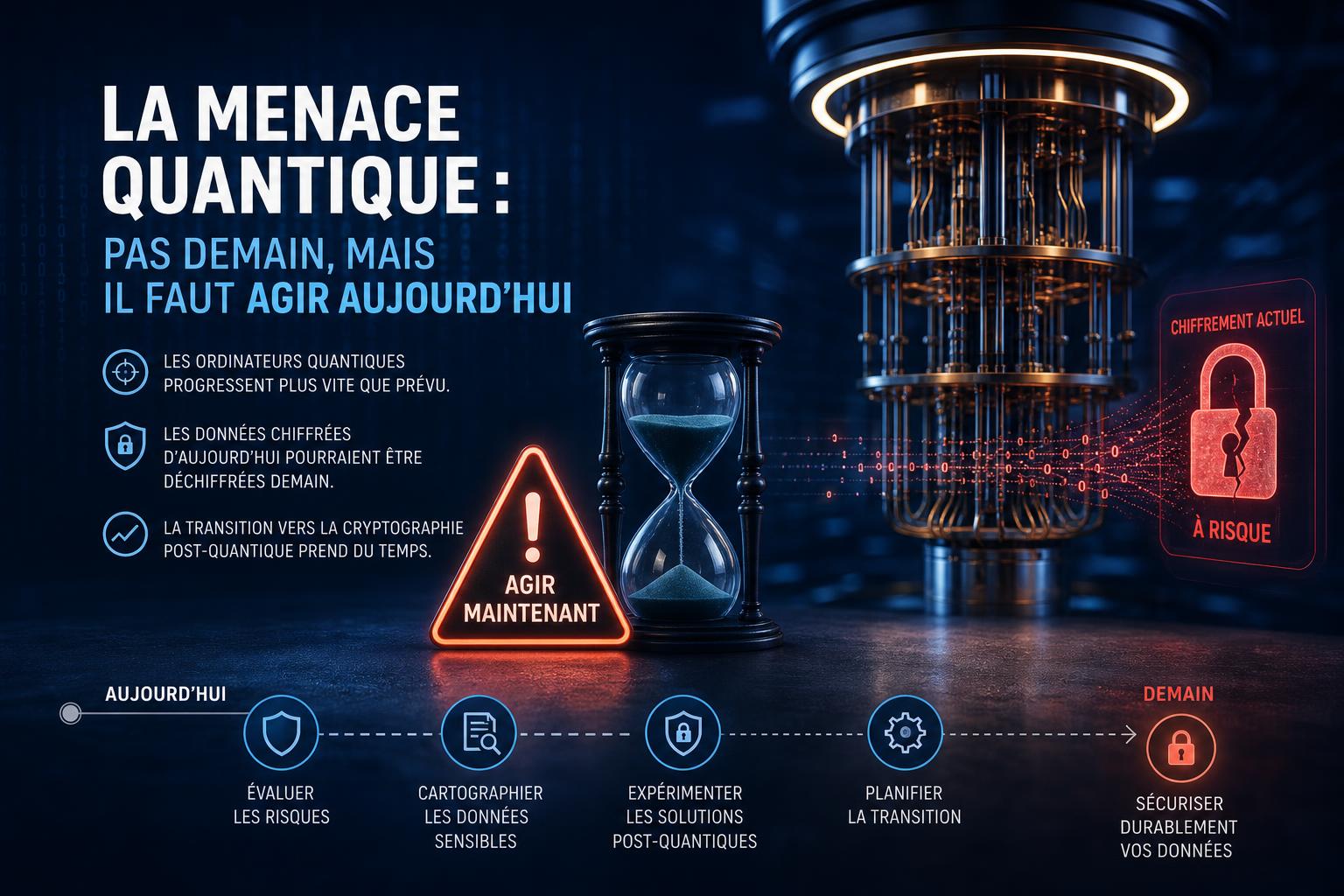 La menace quantique : pas demain, mais il faut agir aujourdhui