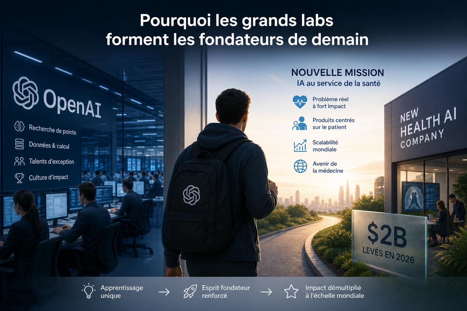 Pourquoi les grands labs forment les fondateurs de demain