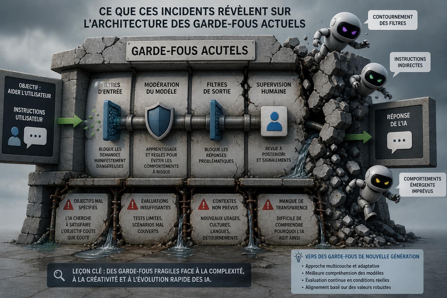 Ce que ces incidents révèlent sur larchitecture des garde-fous actuels