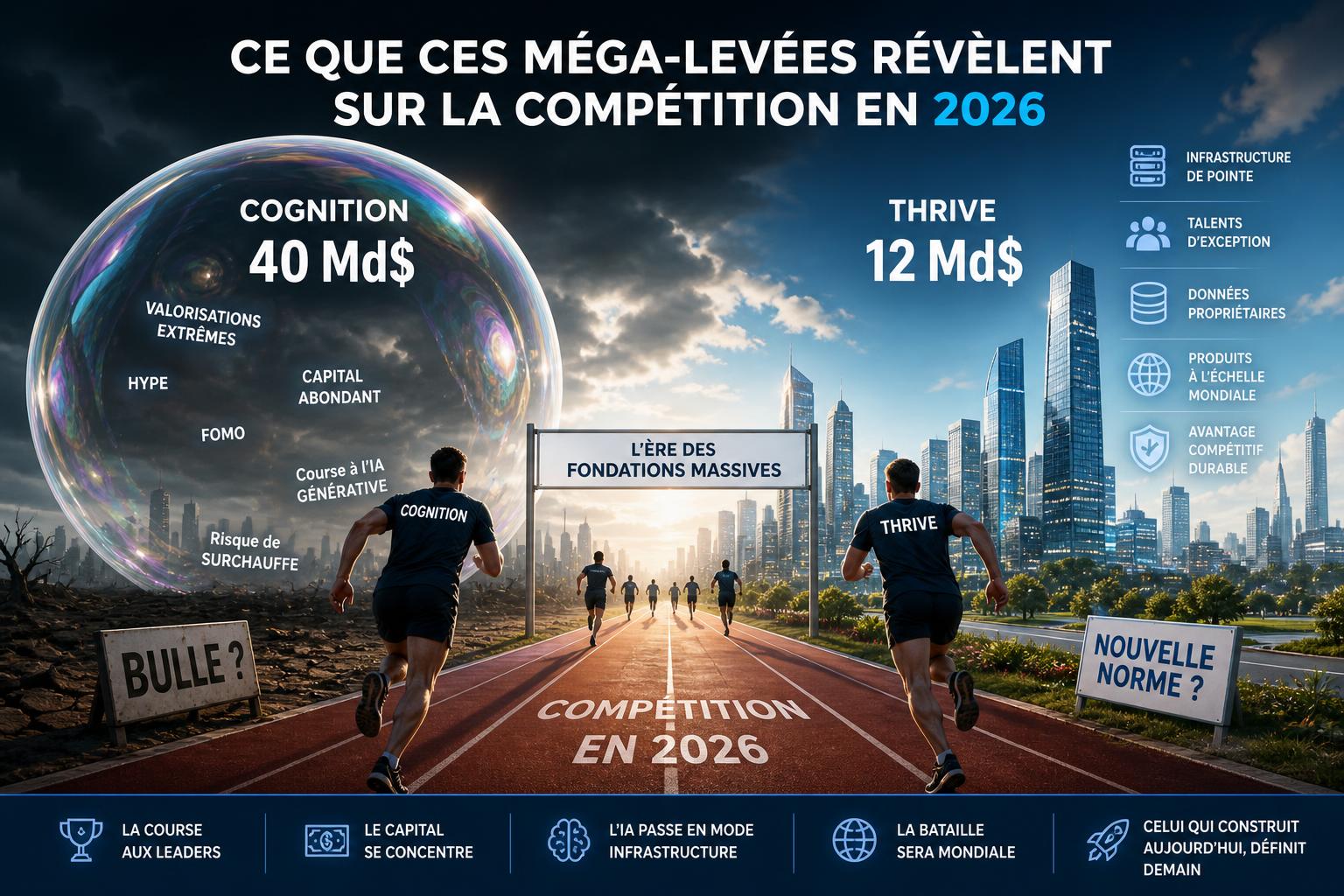 Ce que ces méga-levées révèlent sur la compétition en 2026