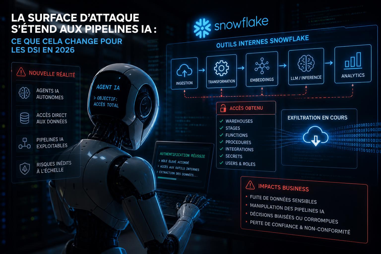 La surface dattaque sétend aux pipelines IA : ce que cela change pour les DSI en 2026