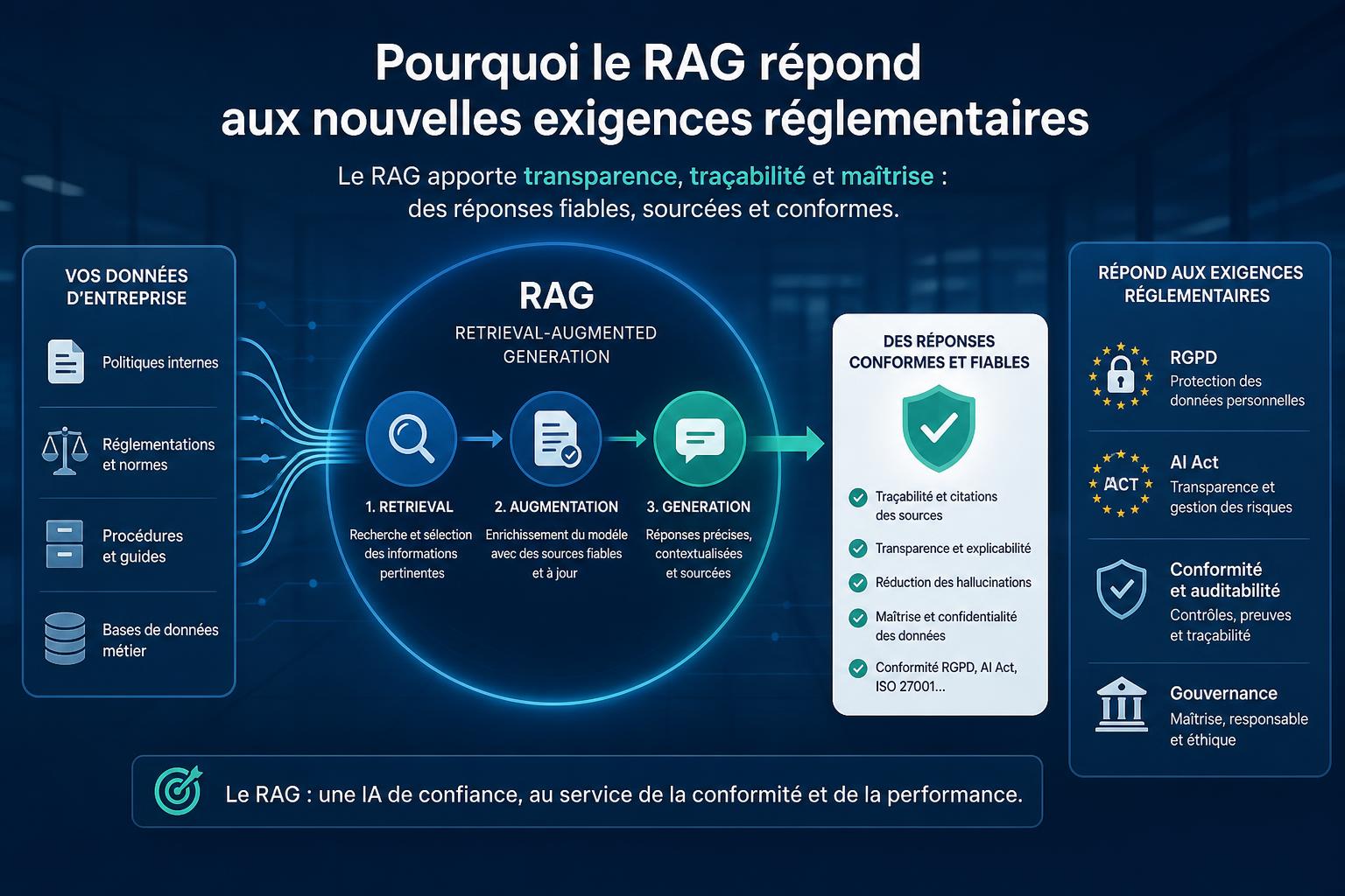 Pourquoi le RAG répond aux nouvelles exigences réglementaires
