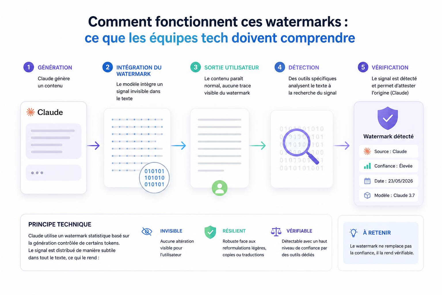 Comment fonctionnent ces watermarks : ce que les équipes tech doivent comprendre