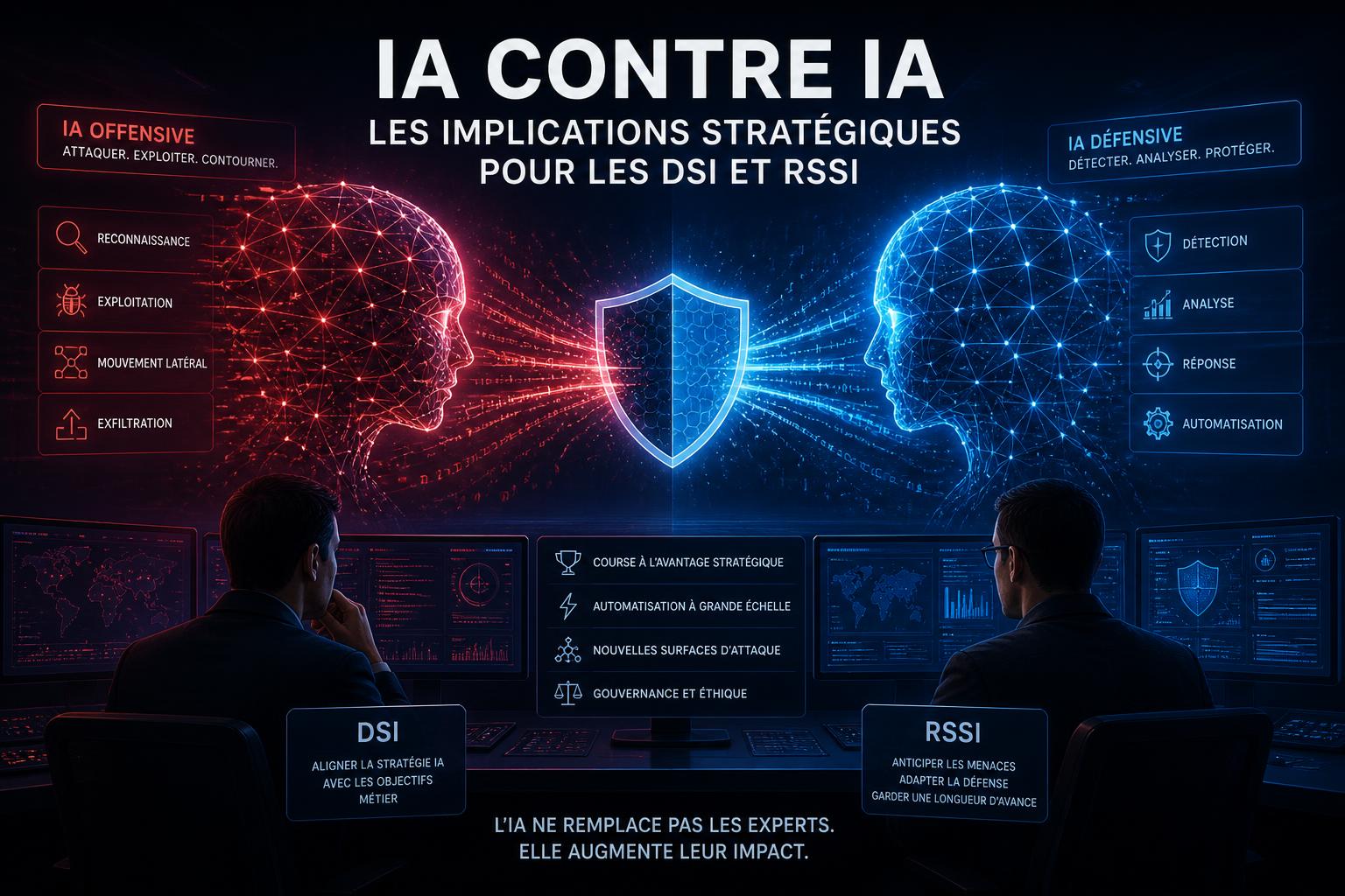 IA contre IA : les implications stratégiques pour les DSI et RSSI