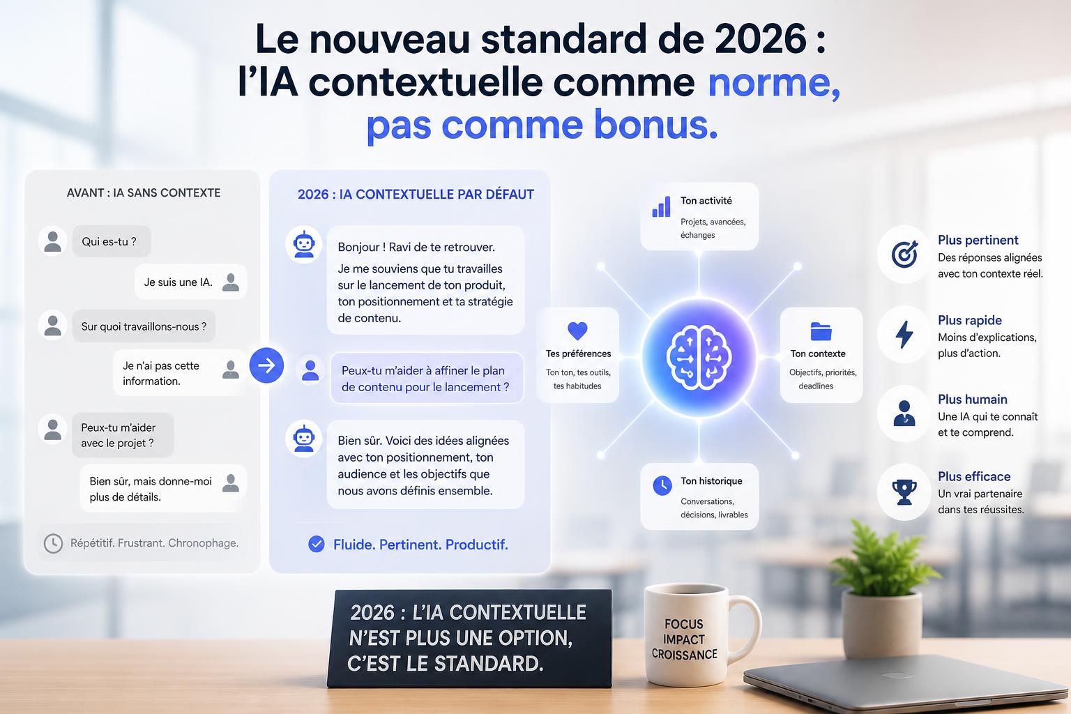 Le nouveau standard de 2026 : lIA contextuelle comme norme, pas comme bonus
