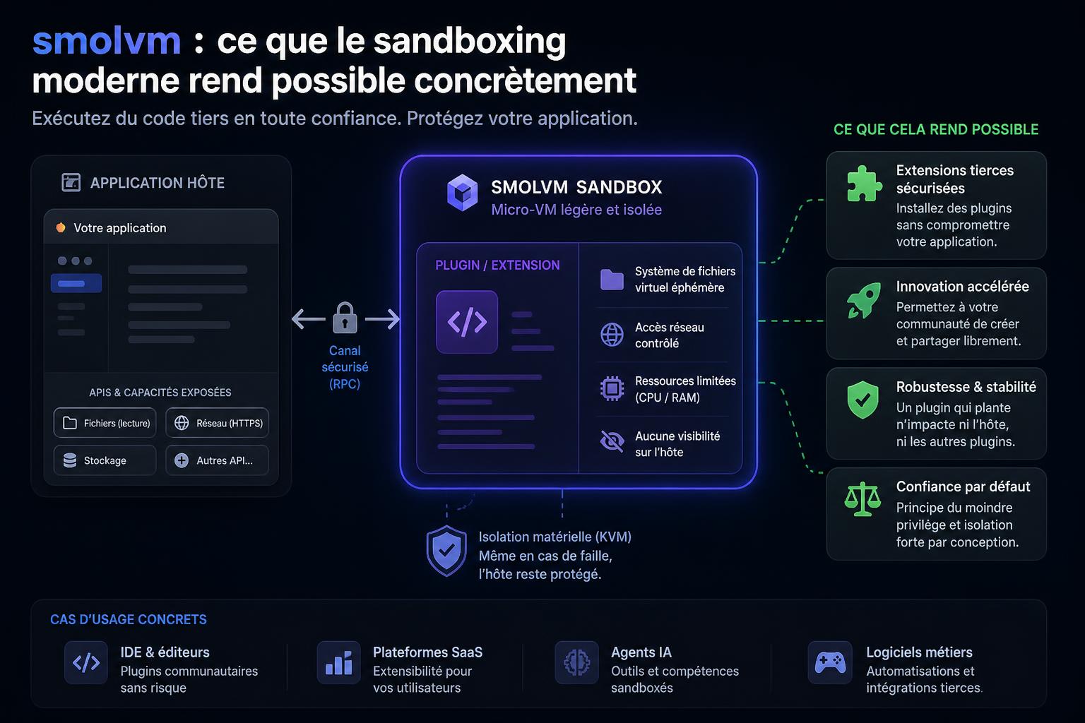 smolvm : ce que le sandboxing moderne rend possible concrètement