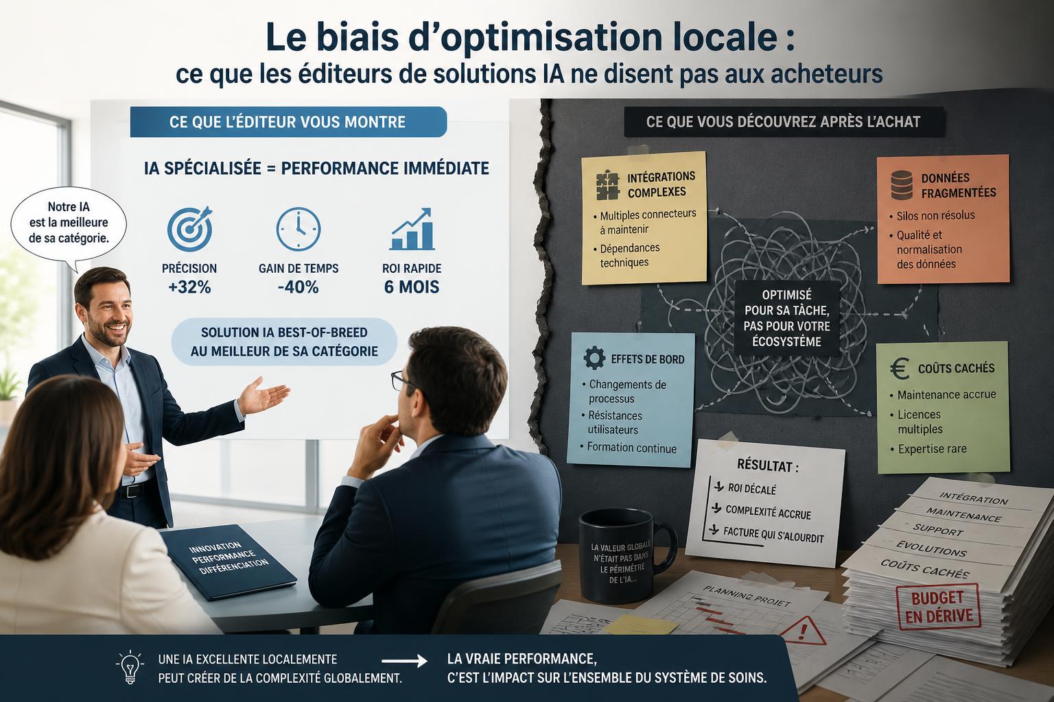 Le biais doptimisation locale : ce que les éditeurs de solutions IA ne disent pas aux acheteurs