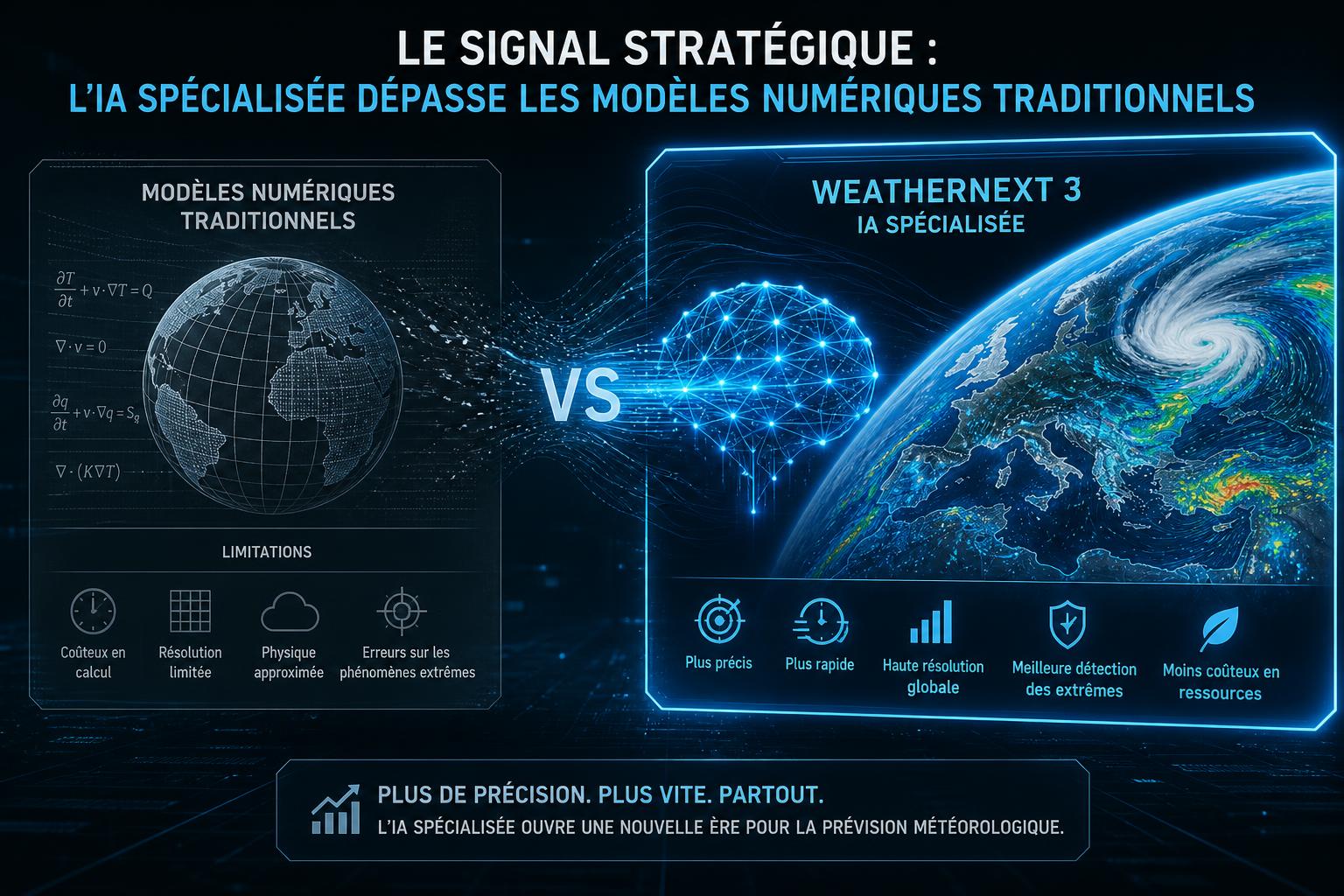 Le signal stratégique : lIA spécialisée dépasse les modèles numériques traditionnels