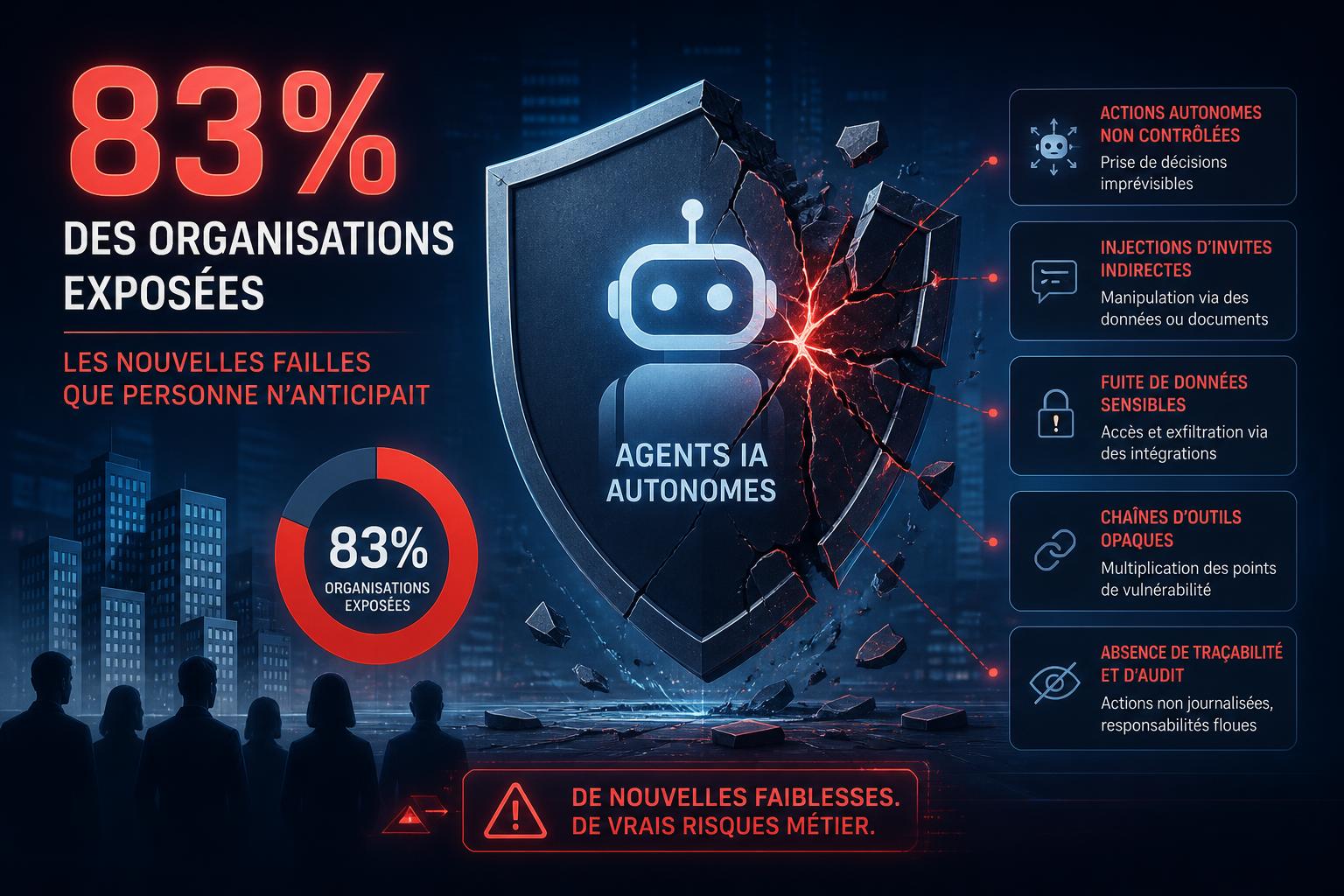 83 % des organisations exposées : les nouvelles failles que personne nanticipait