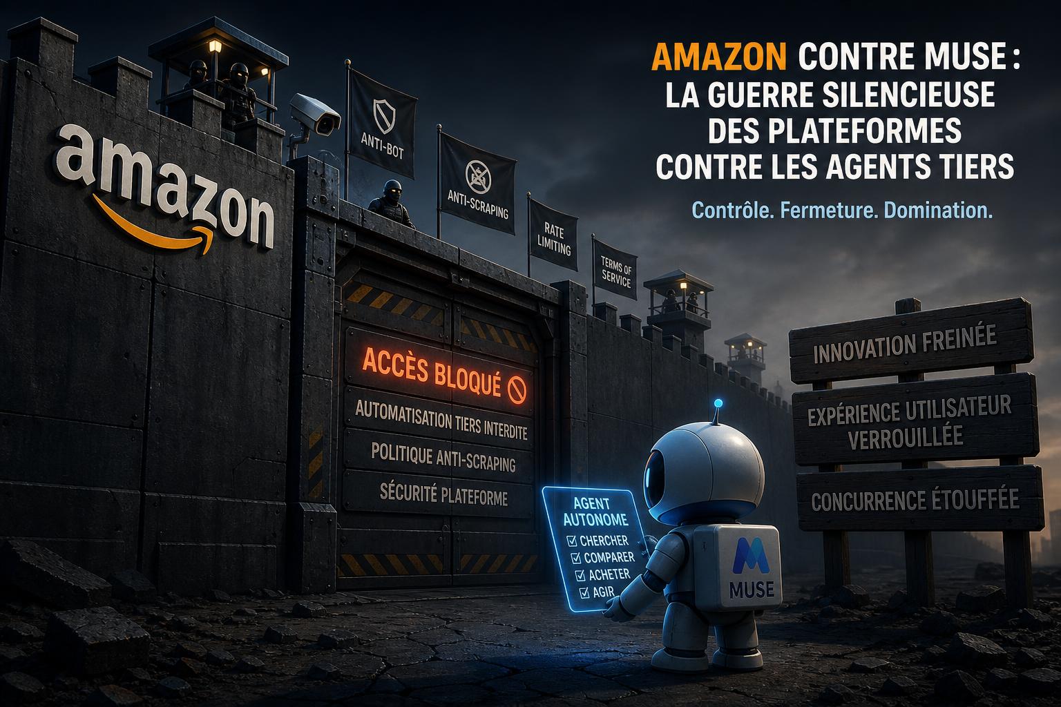 Amazon contre Muse : la guerre silencieuse des plateformes contre les agents tiers
