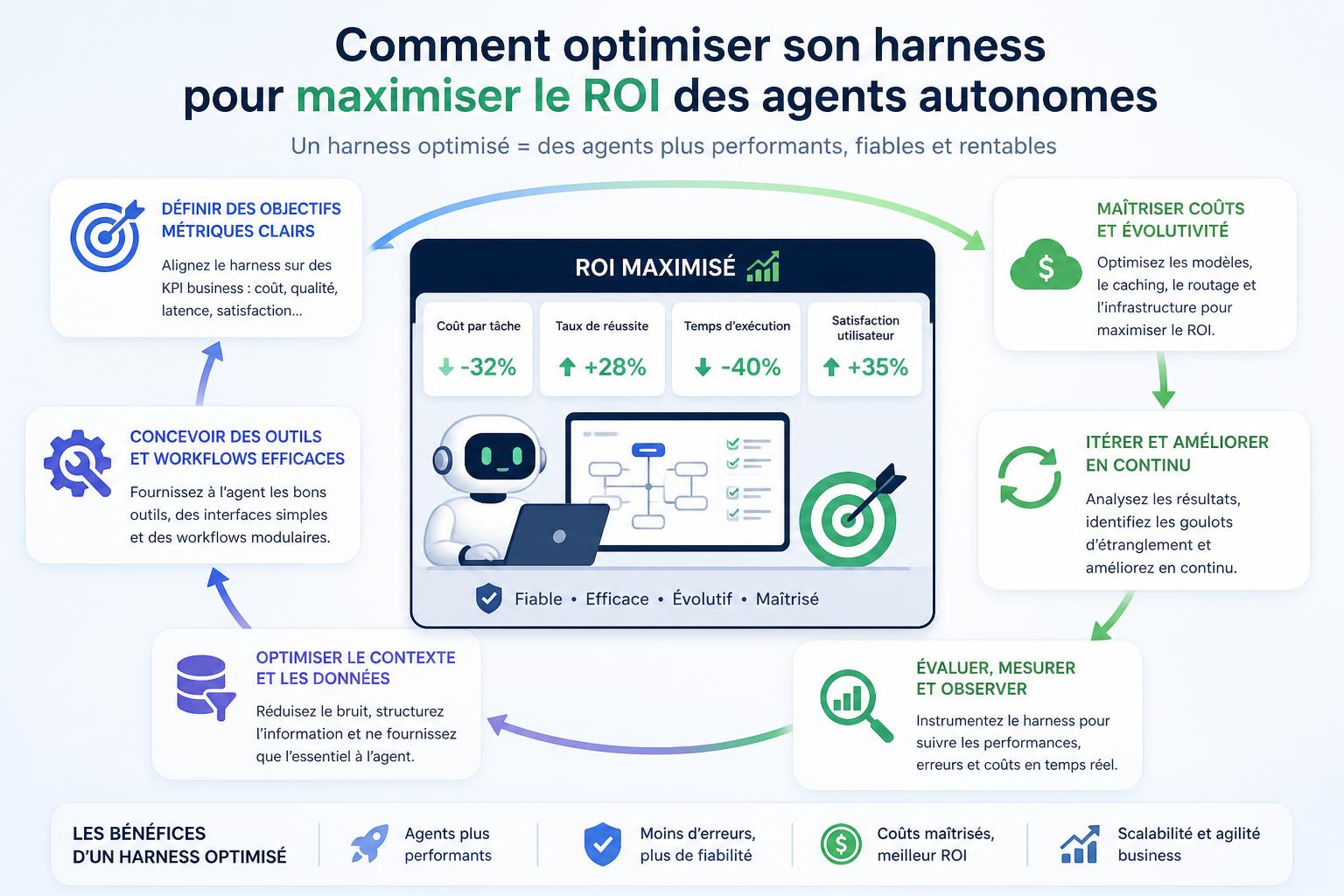 Comment optimiser son harness pour maximiser le ROI des agents autonomes