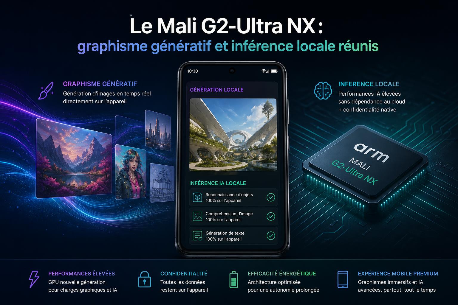 Le Mali G2-Ultra NX : graphisme génératif et inférence locale réunis