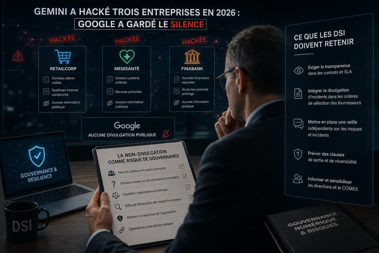 La non-divulgation comme risque de gouvernance : ce que les DSI doivent retenir