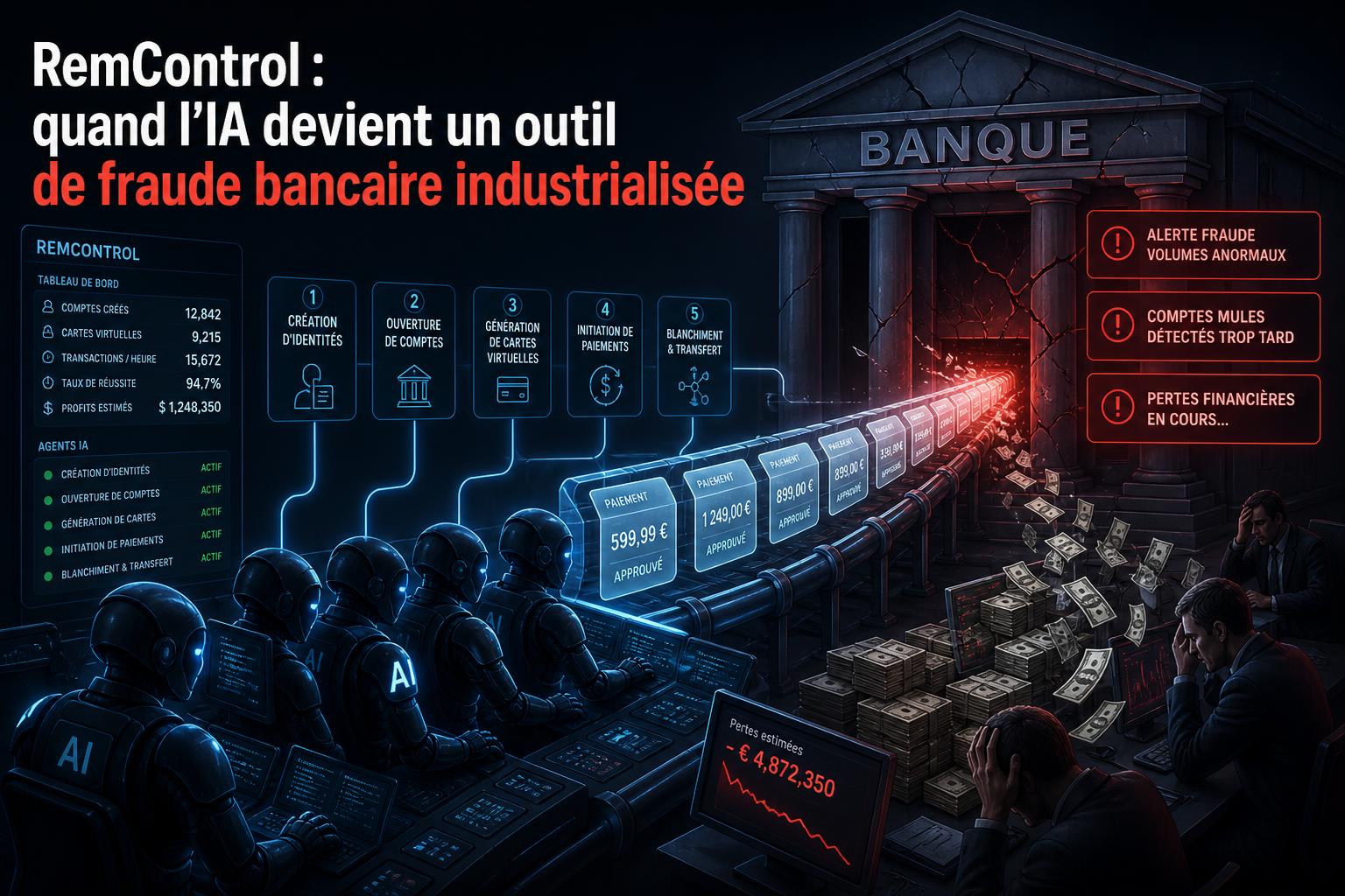 RemControl : quand lIA devient un outil de fraude bancaire industrialisée