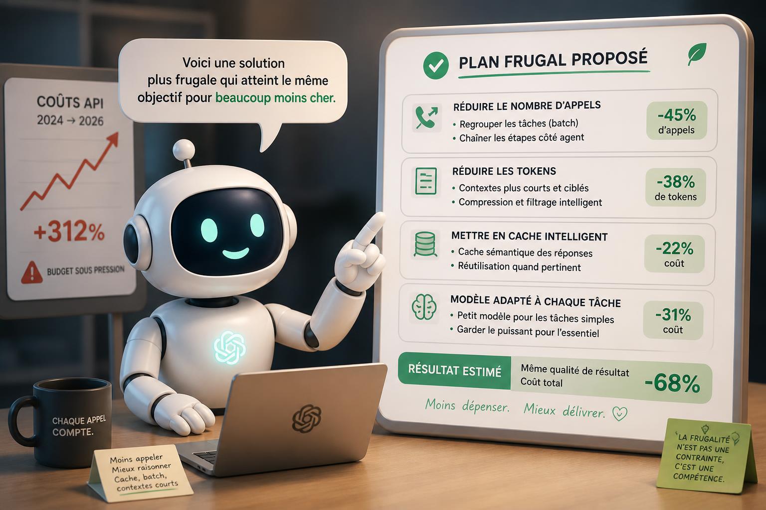 Quand lagent lui-même propose la solution frugale