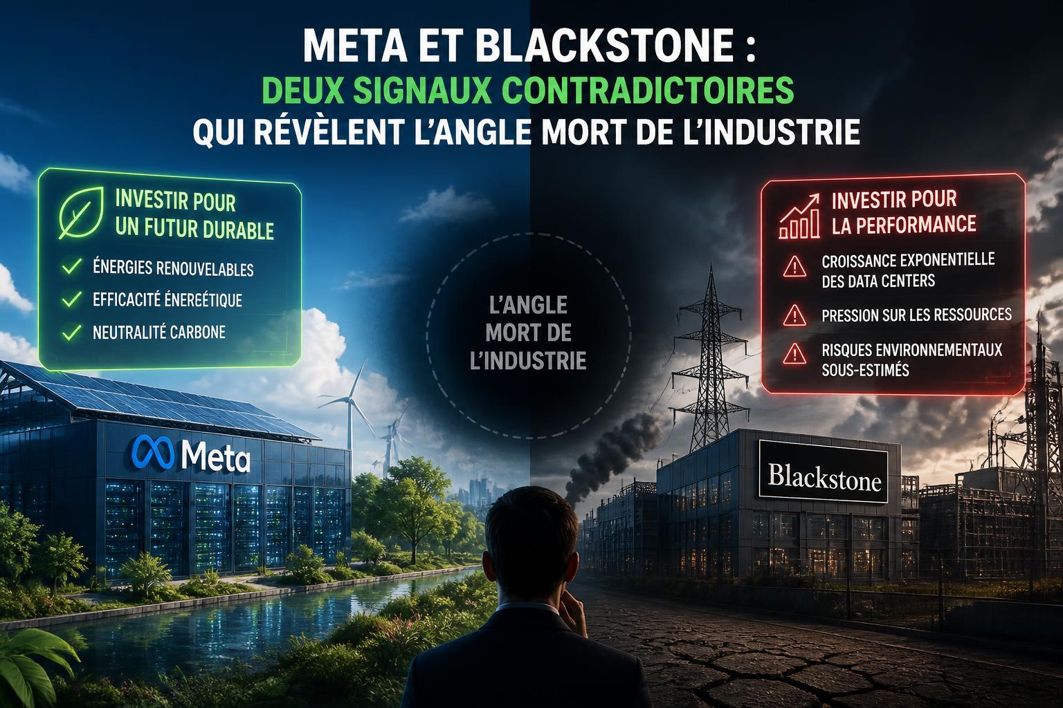 Meta et Blackstone : deux signaux contradictoires qui révèlent langle mort de lindustrie