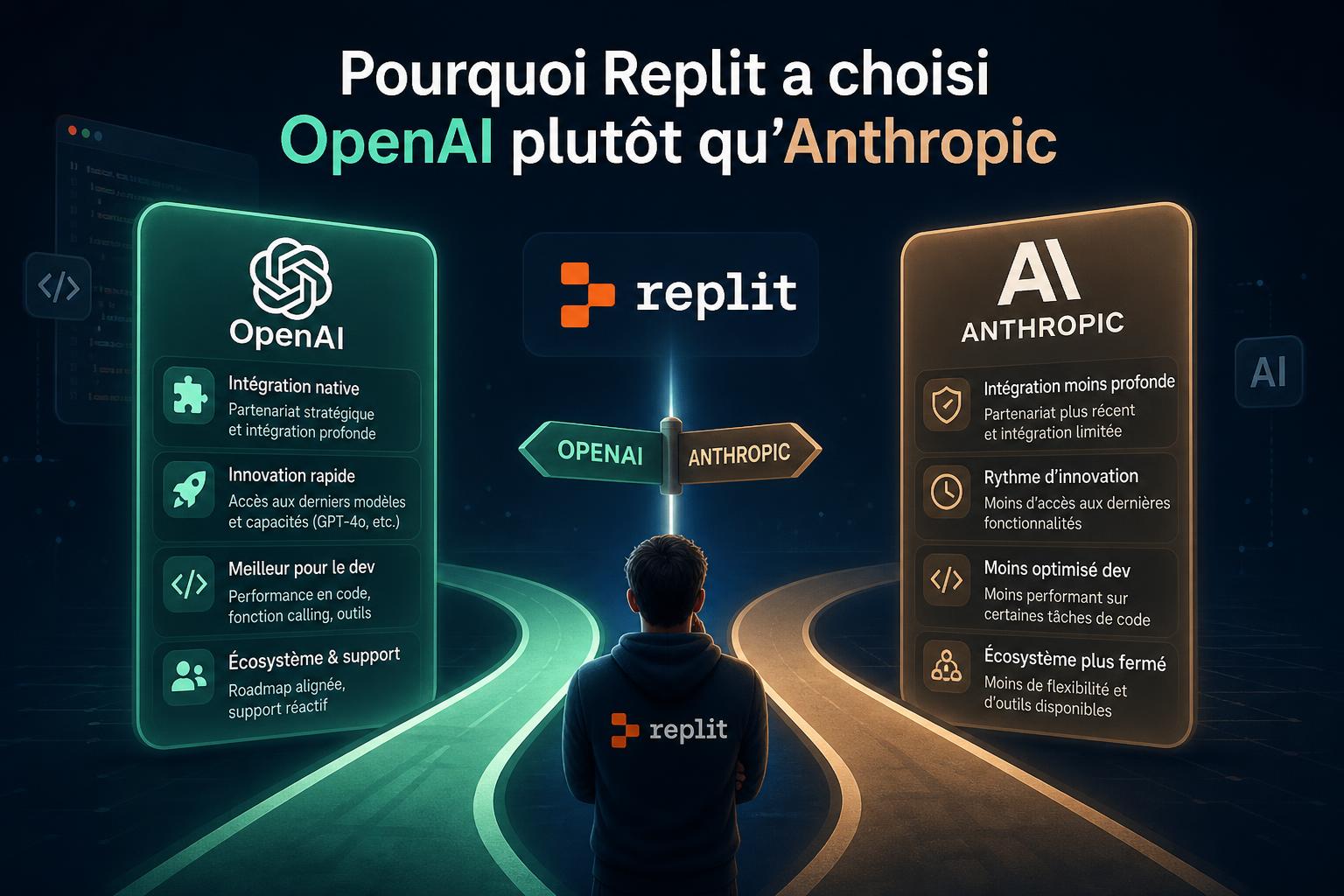 Pourquoi Replit a choisi OpenAI plutôt quAnthropic
