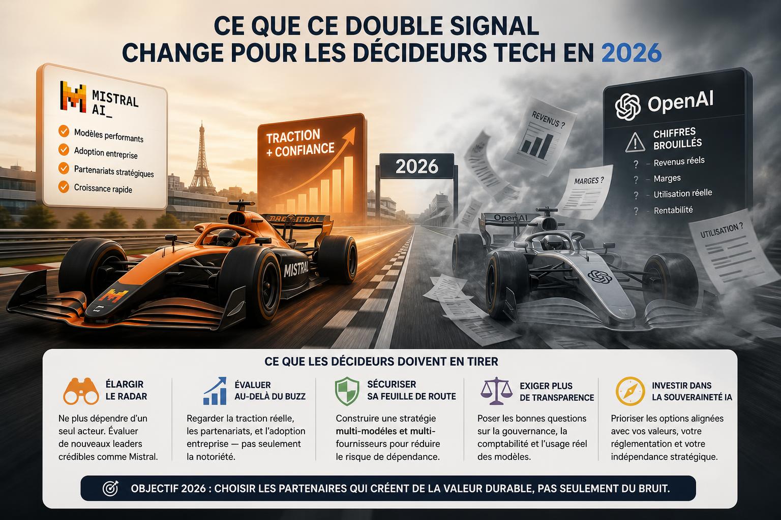 Ce que ce double signal change pour les décideurs tech en 2026